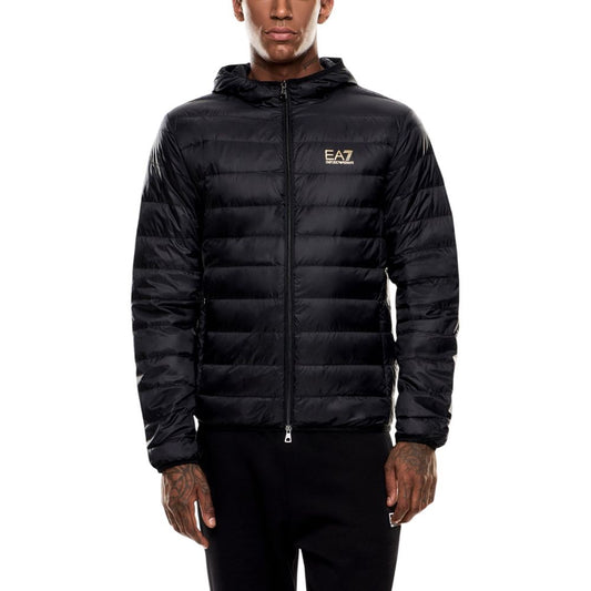 EA7 Emporio Armani Bicolor Polyamide Full-Length Jacket - ClickThatClicks 
