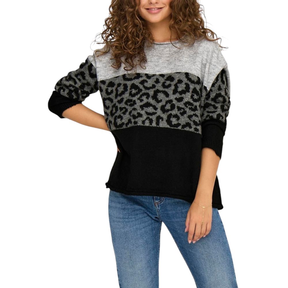 Only Gray Marabou Sweatshirt - ClickThatClicks 