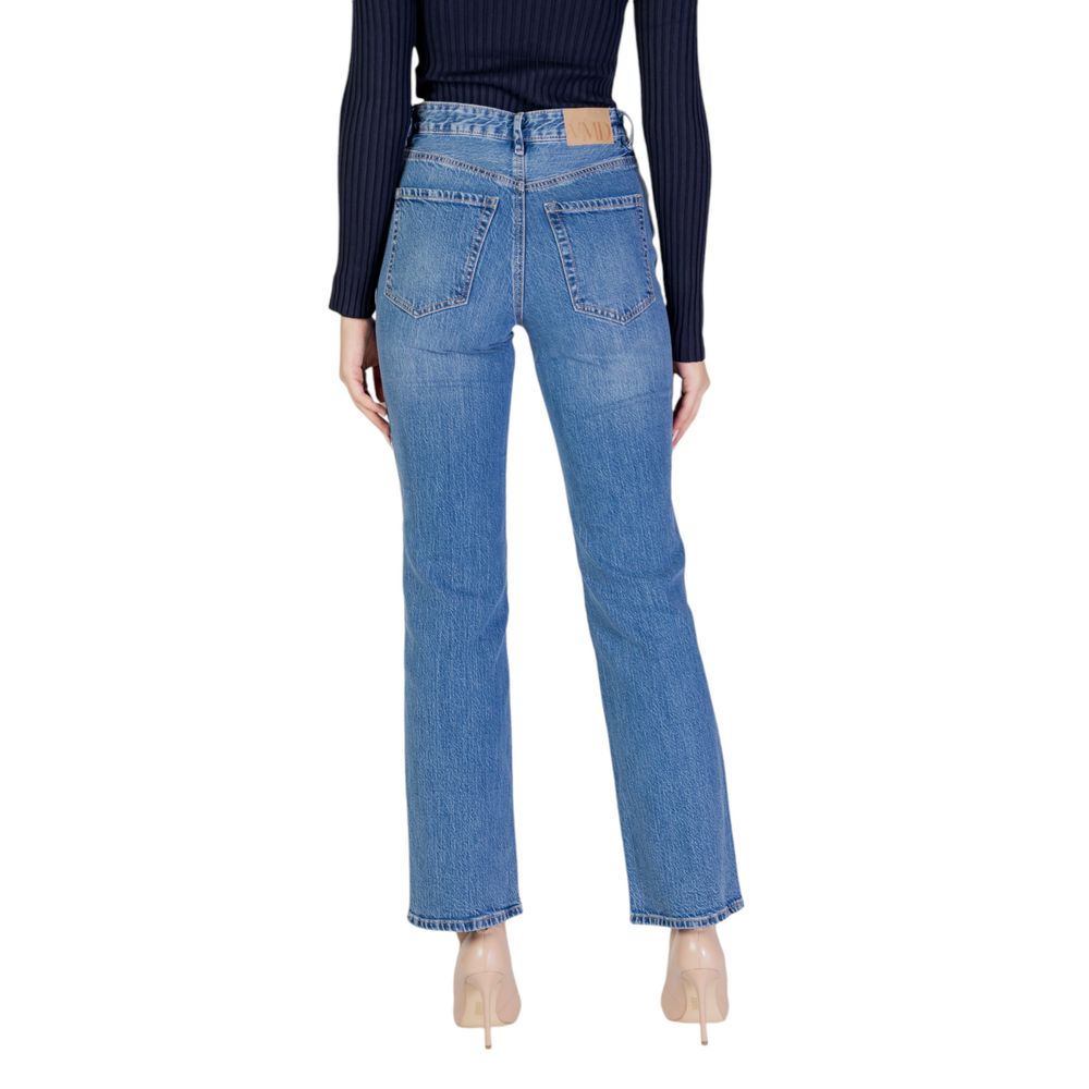 Vero Moda Light Blue Cotton Mom Jeans - ClickThatClicks 