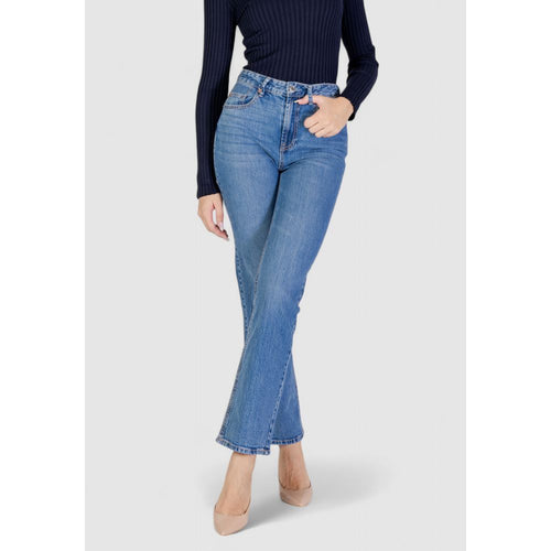 Vero Moda Light Blue Cotton Mom Jeans - ClickThatClicks 