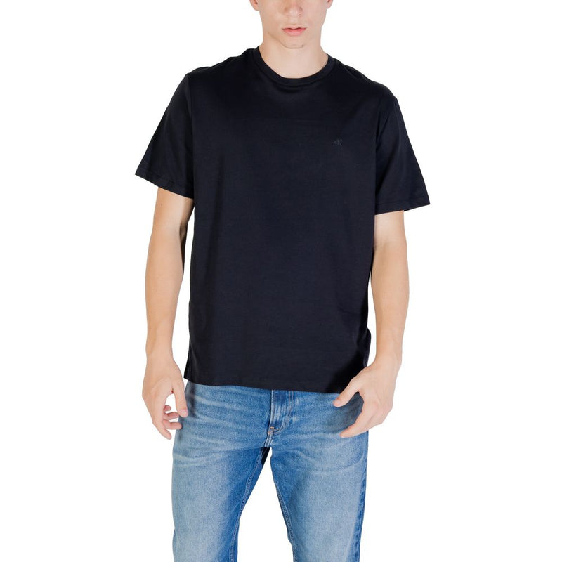 Calvin Klein Jeans Gray Cotton T-Shirt - ClickThatClicks 
