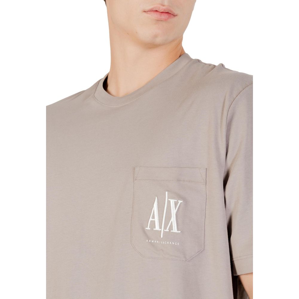 Armani Exchange Brown Cotton Sportswear - ClickThatClicks 