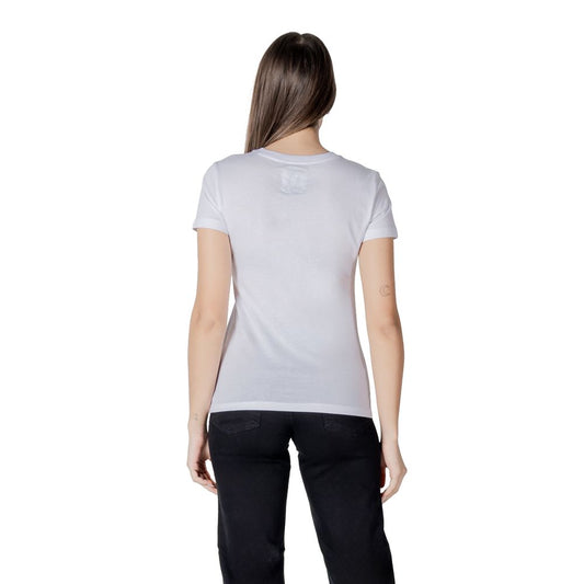 Armani Exchange White Cotton T-Shirt - ClickThatClicks 