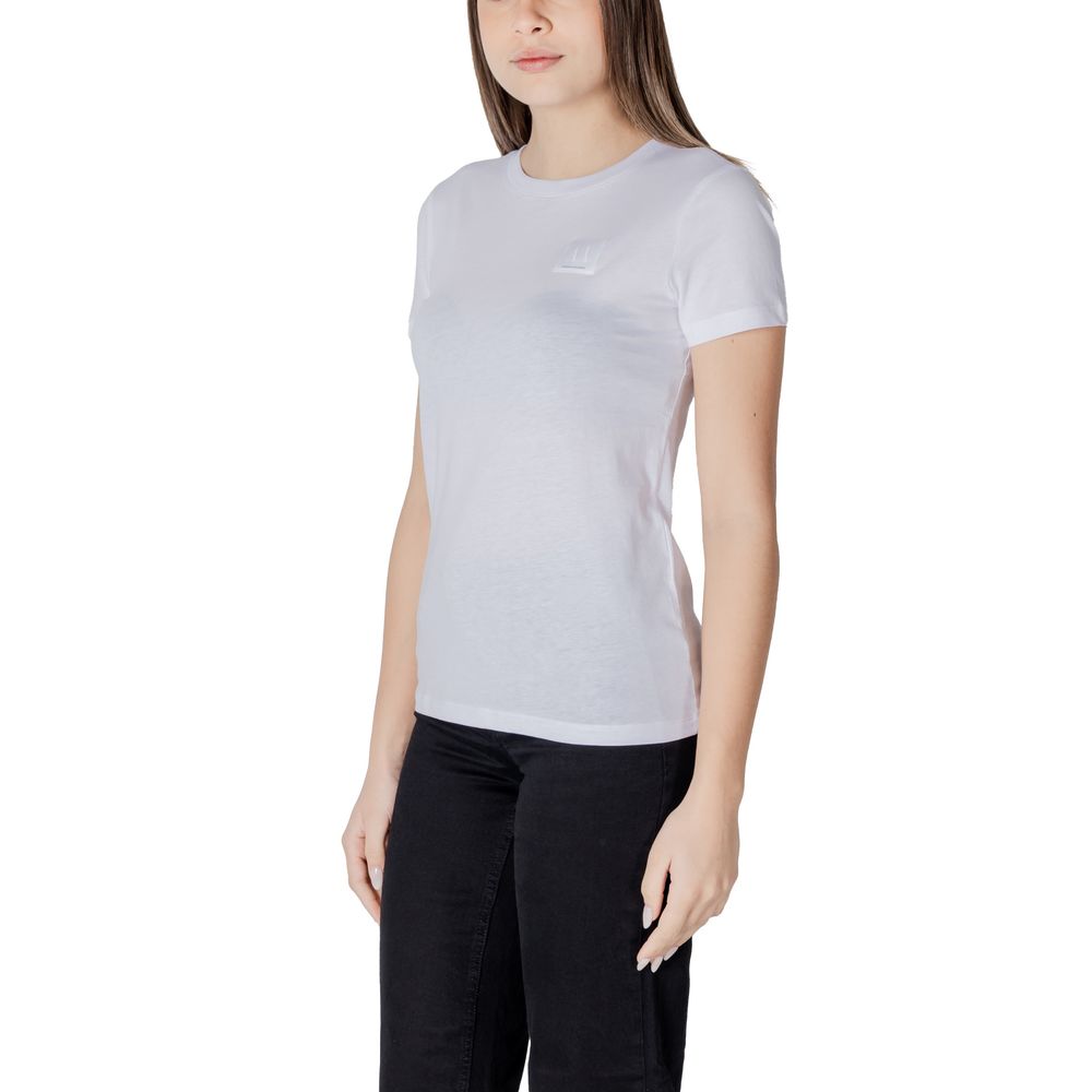 Armani Exchange White Cotton T-Shirt - ClickThatClicks 