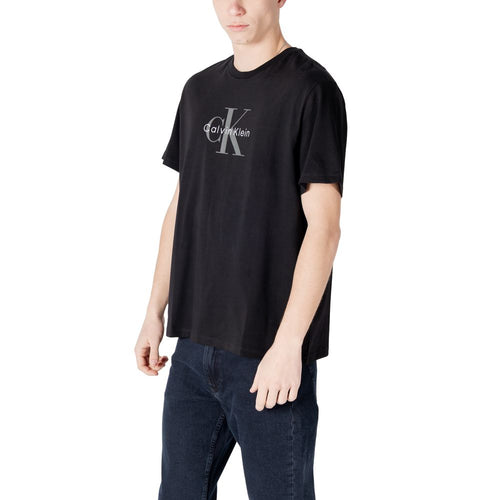 Calvin Klein Jeans Black Cotton T-Shirt - ClickThatClicks 