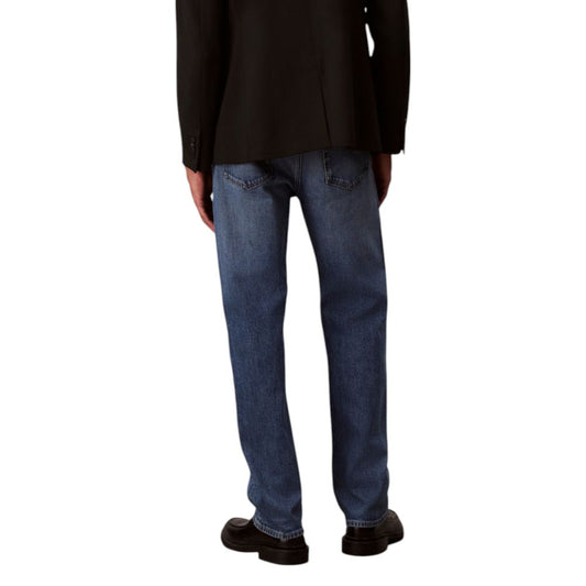 Calvin Klein Jeans Blue Cotton Relaxed Fit Jeans - ClickThatClicks 