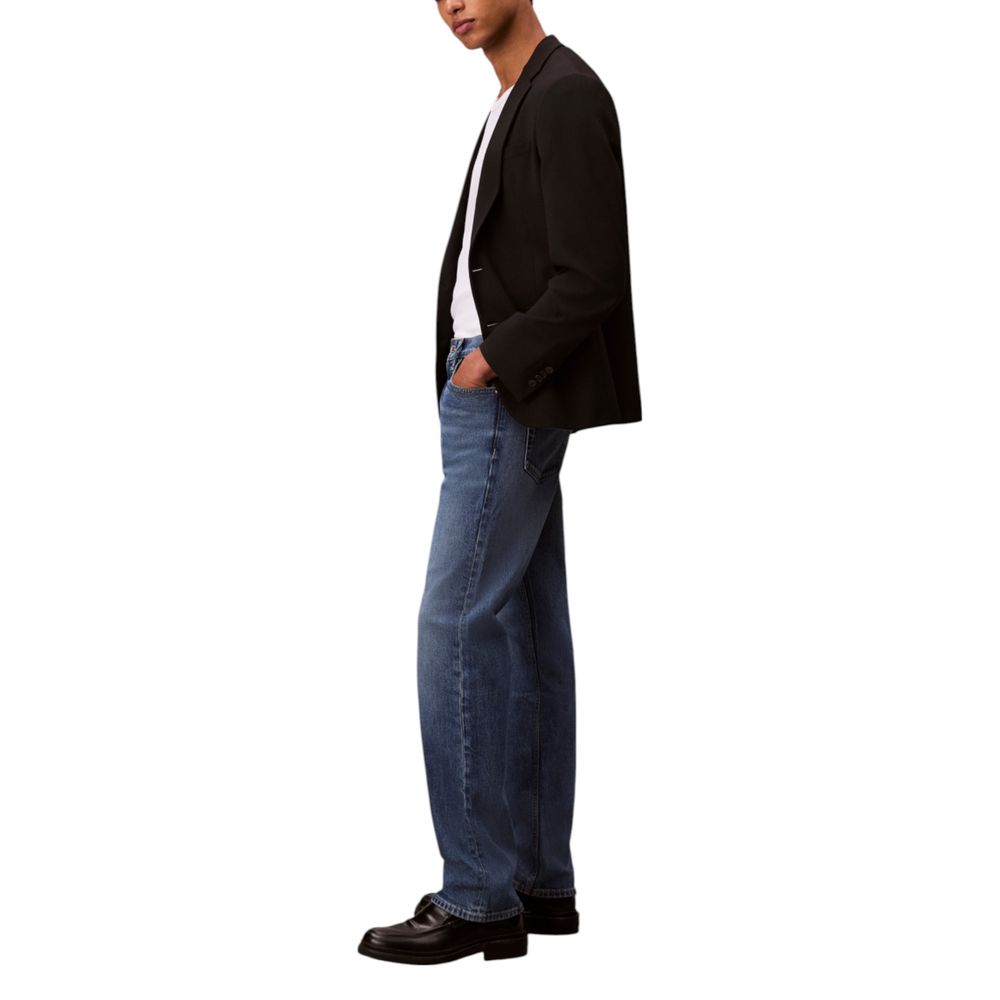 Calvin Klein Jeans Blue Cotton Relaxed Fit Jeans - ClickThatClicks 