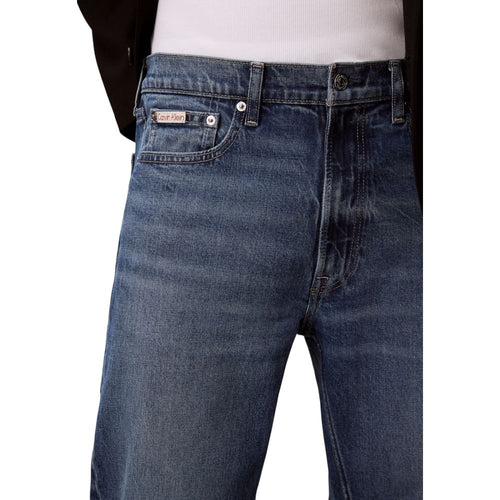 Calvin Klein Jeans Blue Cotton Relaxed Fit Jeans - ClickThatClicks 