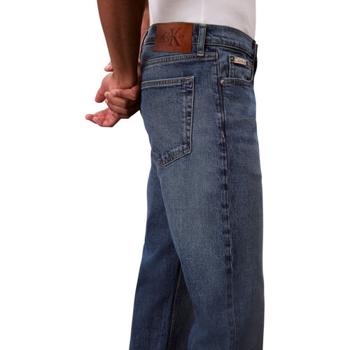 Calvin Klein Jeans Blue Cotton Relaxed Fit Jeans - ClickThatClicks 