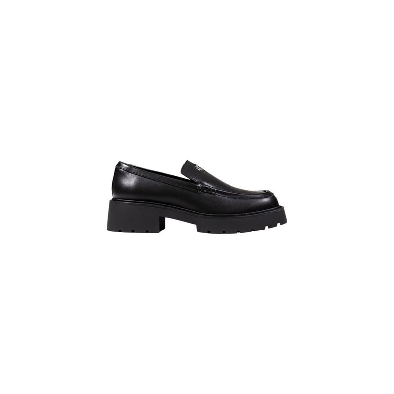 Calvin Klein Jeans Black Leather High Heel Pumps - ClickThatClicks 