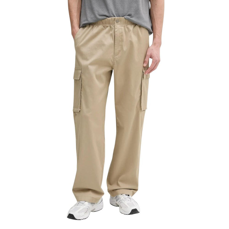 Calvin Klein Jeans Beige Cotton Cargo Pants - ClickThatClicks 