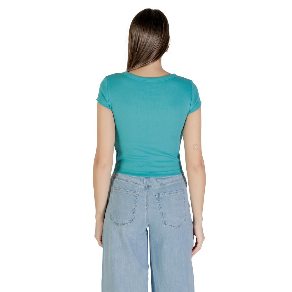 Calvin Klein Jeans Blue Cotton T-Shirt - ClickThatClicks 
