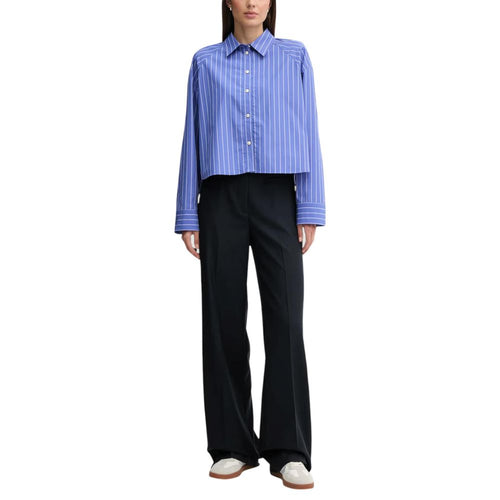 Calvin Klein Jeans Blue Cotton Blouse - ClickThatClicks 