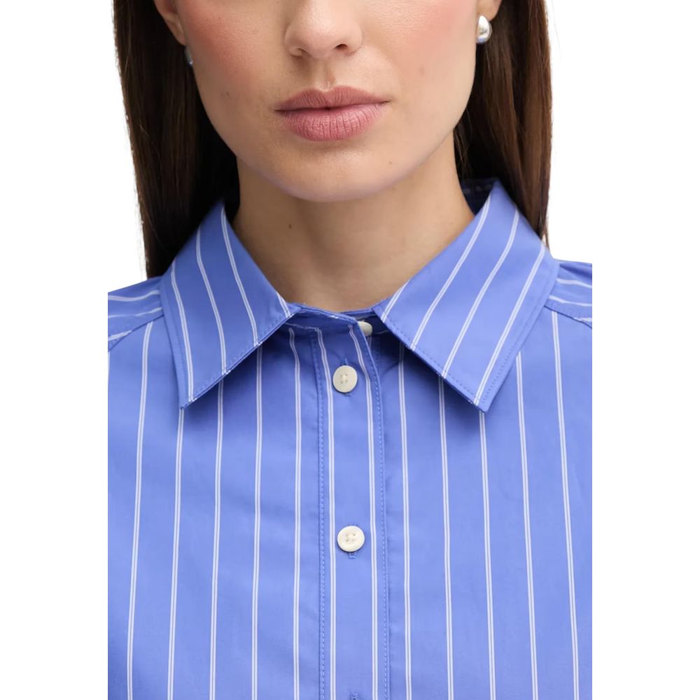 Calvin Klein Jeans Blue Cotton Blouse - ClickThatClicks 