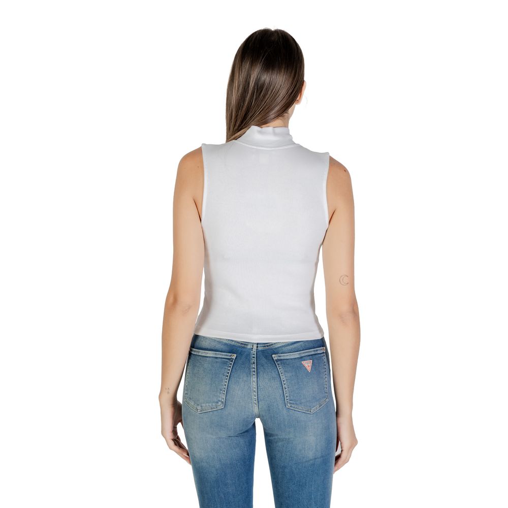 Calvin Klein Jeans White Cotton Top - ClickThatClicks 