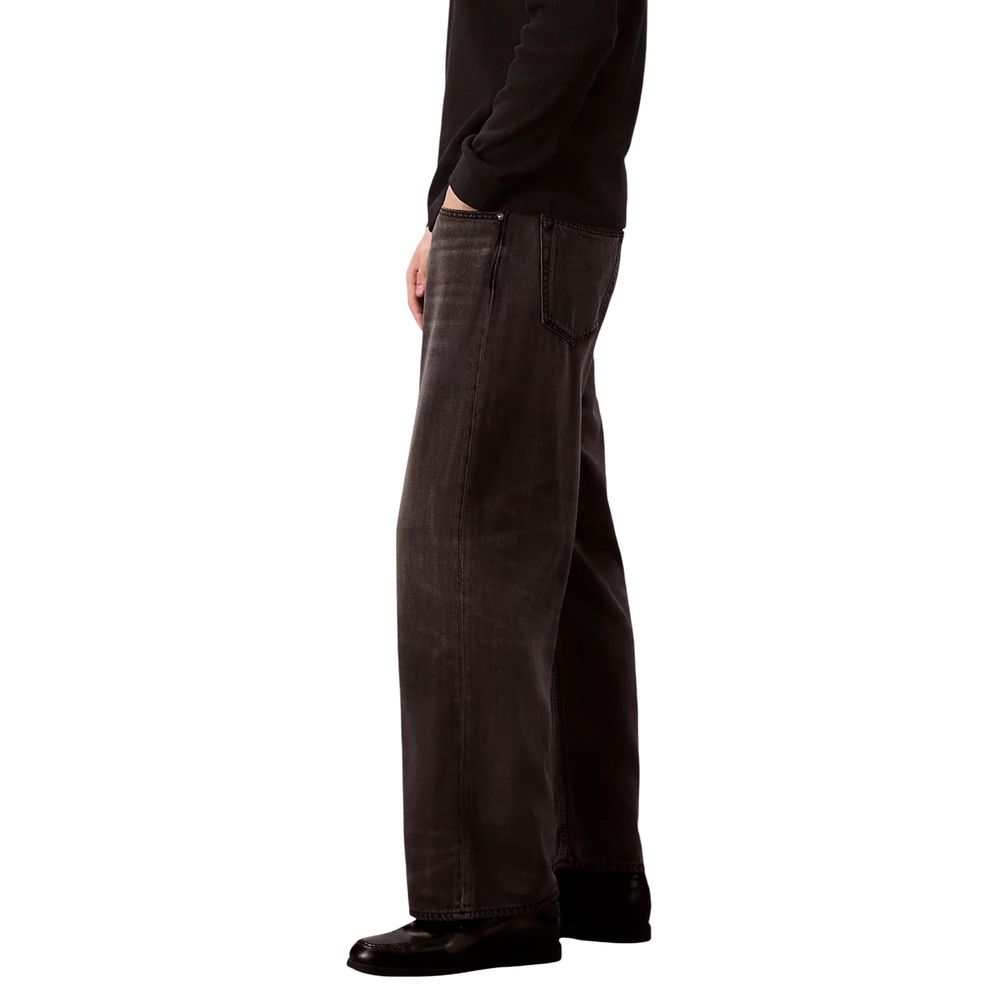 Calvin Klein Jeans Black Lyocell Relaxed Fit Jeans - ClickThatClicks 