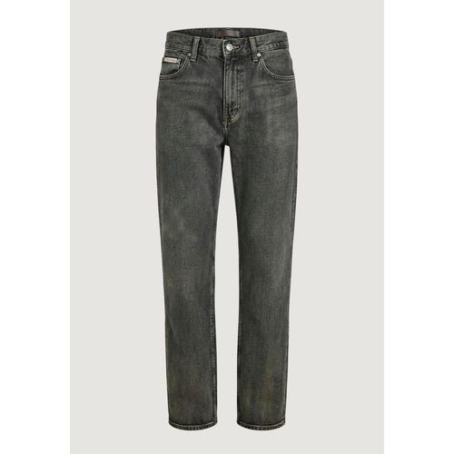 Calvin Klein Jeans Beige Cotton Relaxed Fit Jeans - ClickThatClicks 