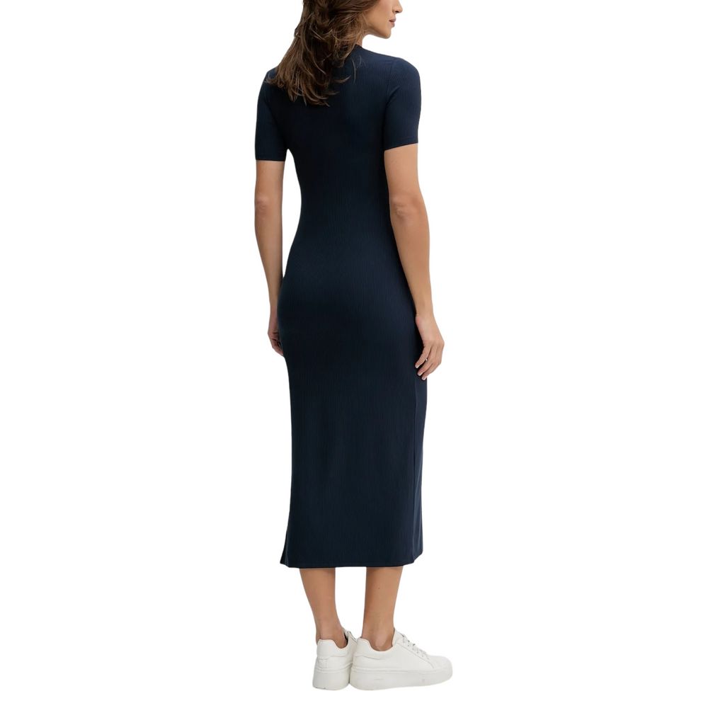 Calvin Klein Jeans Blue Modal Long Dress - ClickThatClicks 