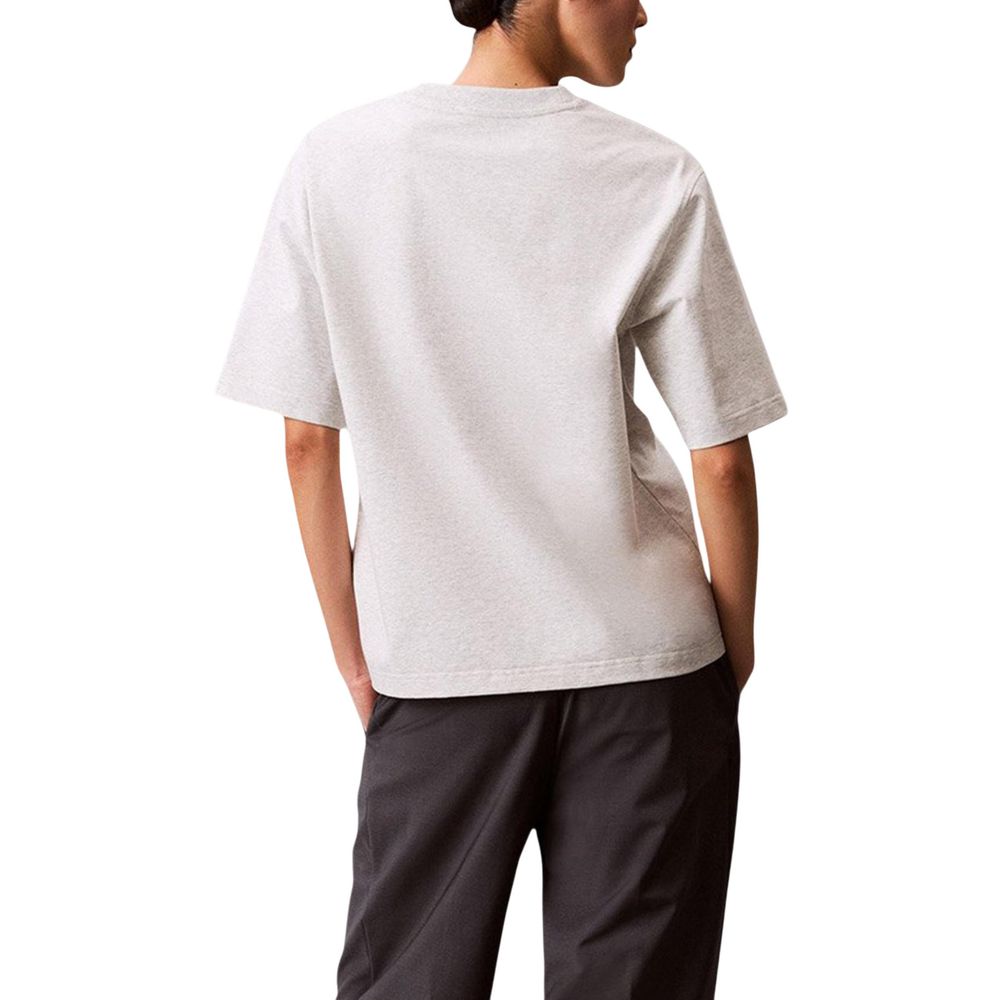 Calvin Klein Jeans Gray Cotton T-Shirt - ClickThatClicks 