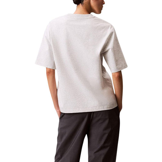 Calvin Klein Jeans Gray Cotton T-Shirt - ClickThatClicks 
