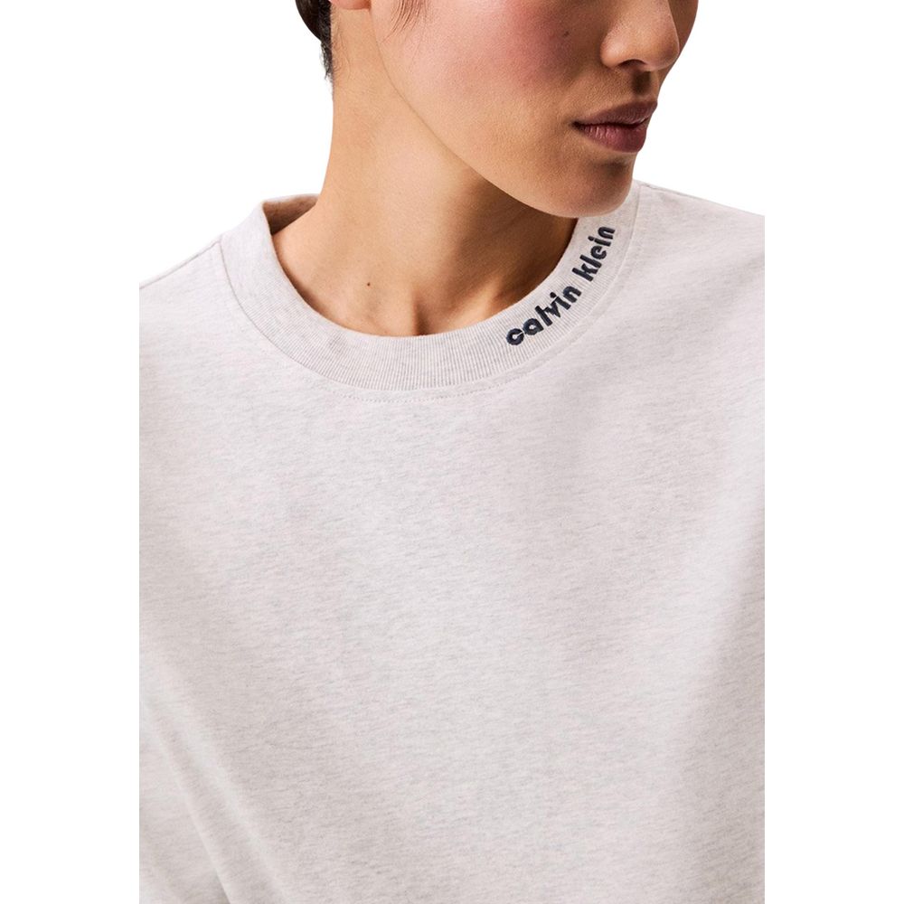 Calvin Klein Jeans Gray Cotton T-Shirt - ClickThatClicks 