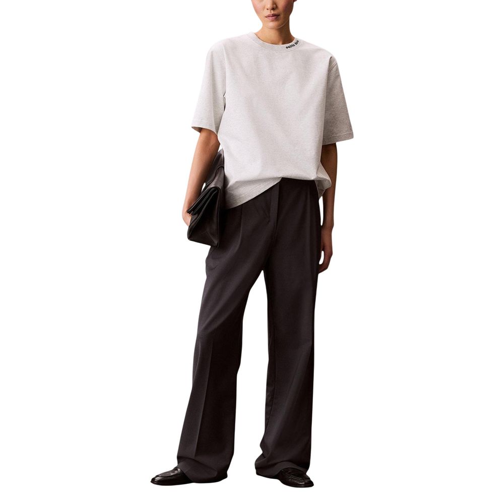 Calvin Klein Jeans Gray Cotton T-Shirt - ClickThatClicks 