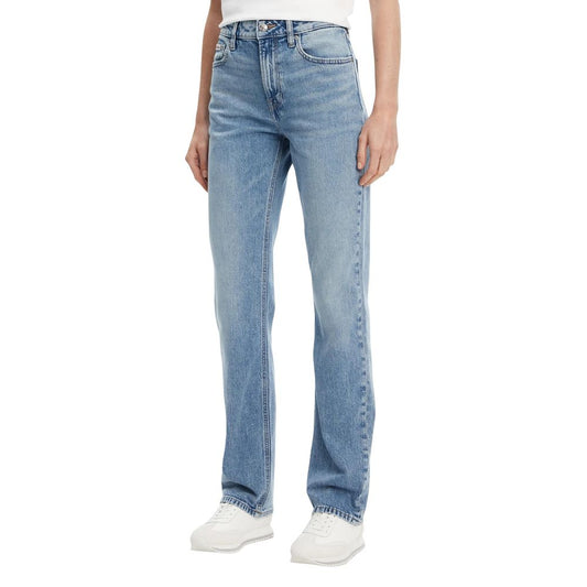 Calvin Klein Jeans Blue Recycled Cotton Mom Jeans - ClickThatClicks 