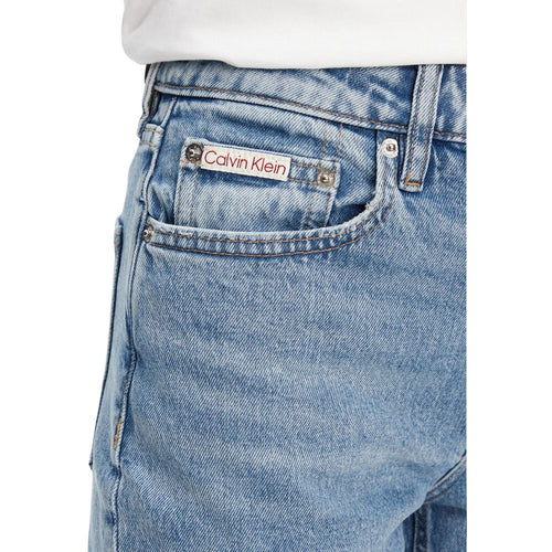 Calvin Klein Jeans Blue Recycled Cotton Mom Jeans - ClickThatClicks 