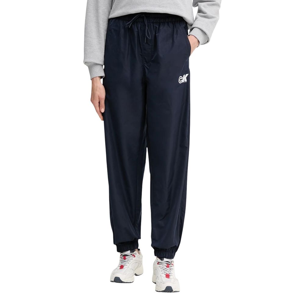 Calvin Klein Jeans Blue Recycled Polyester Joggers (Workout Pants) - ClickThatClicks 