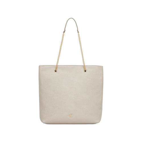 Calvin Klein Beige Polyethylene Handbag - ClickThatClicks 