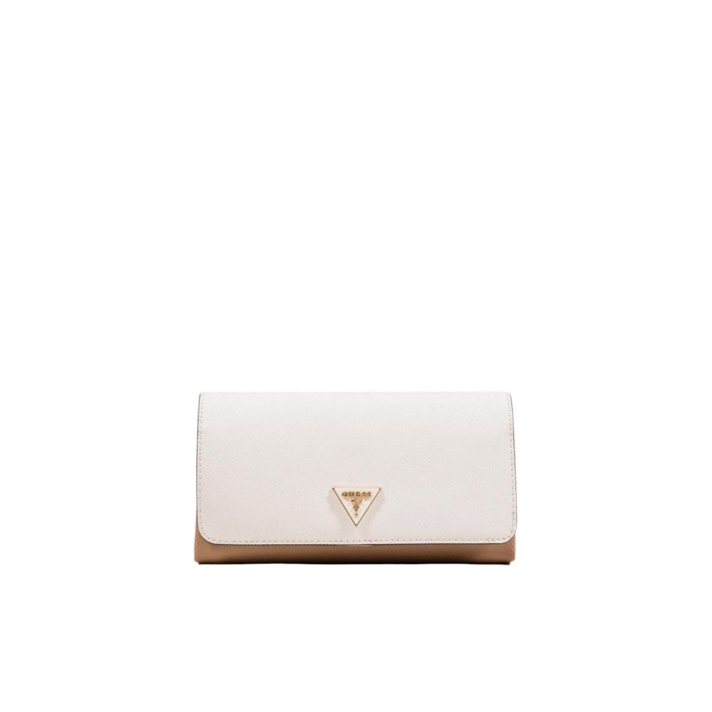 Guess Beige Polyethylene Clutch Bag - ClickThatClicks 