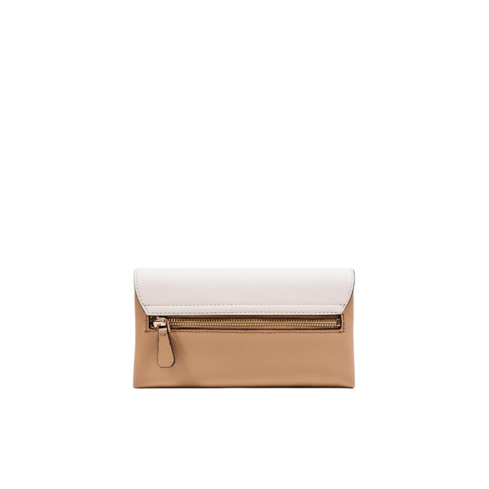 Guess Beige Polyethylene Clutch Bag - ClickThatClicks 