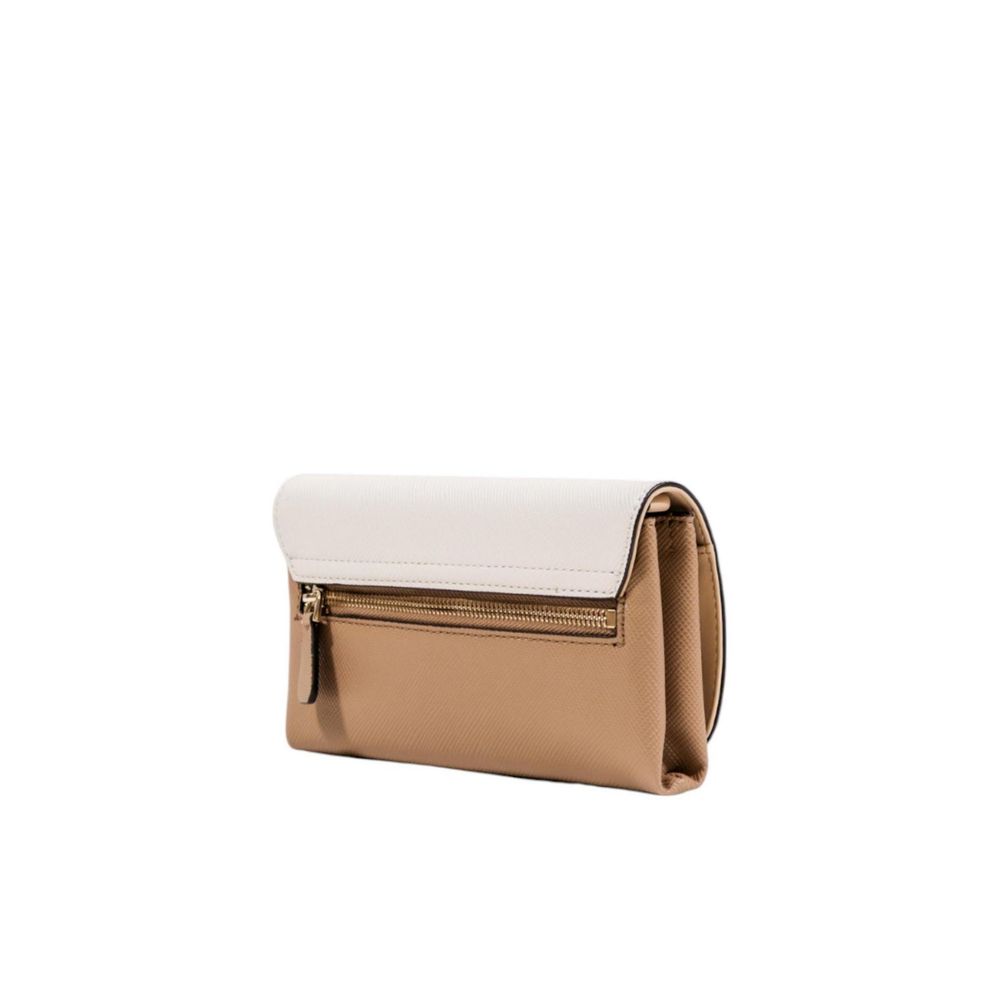 Guess Beige Polyethylene Clutch Bag - ClickThatClicks 