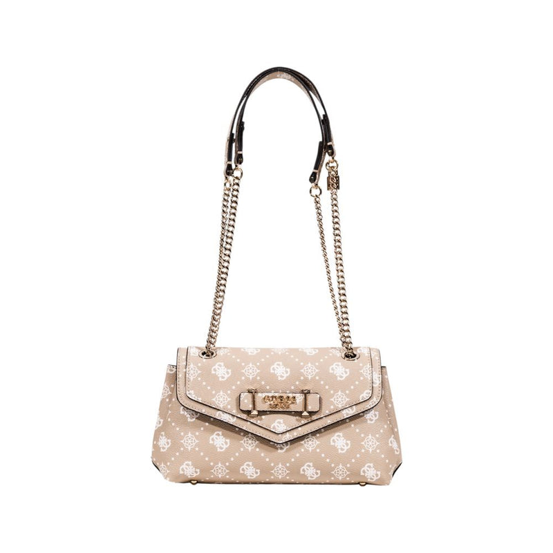 Guess Beige Polyethylene Handbag - ClickThatClicks 