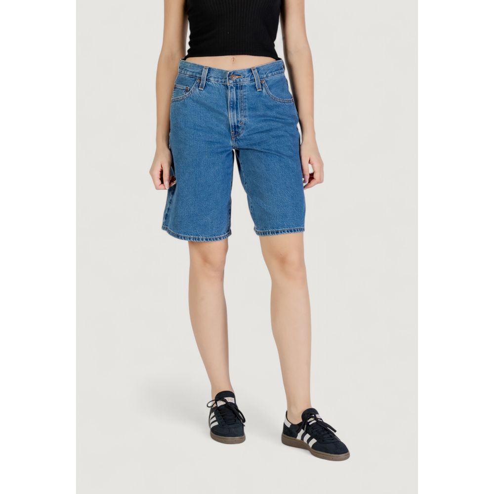 Levi's Blue Cotton Shorts - ClickThatClicks 