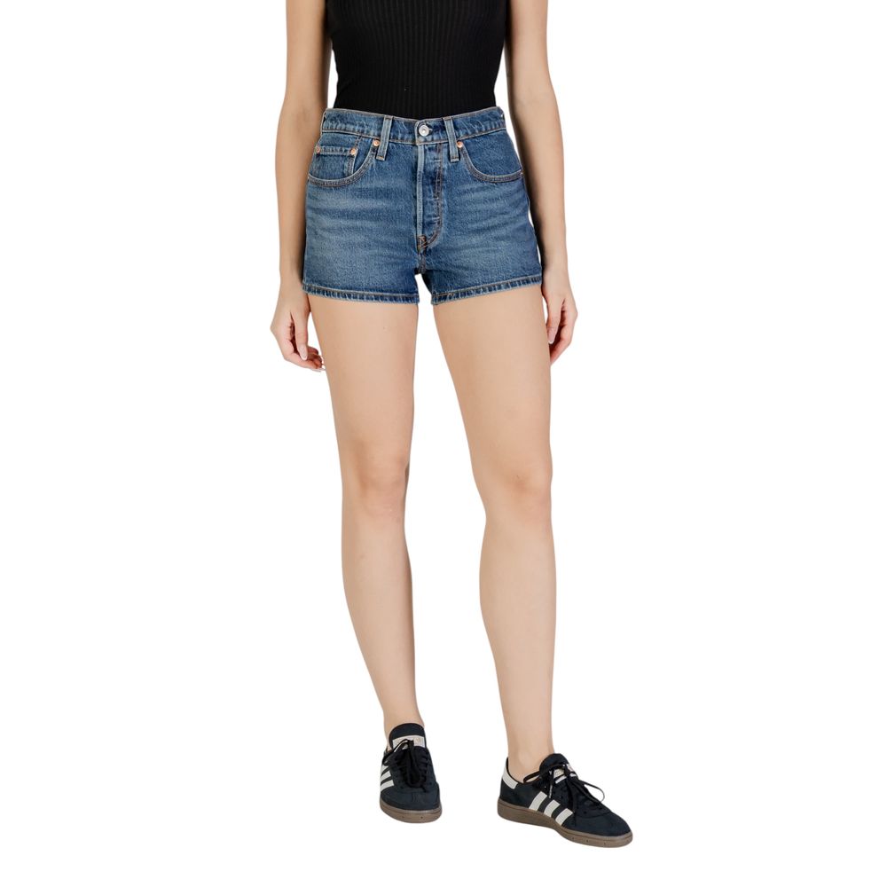 Levi's Blue Cotton Shorts - ClickThatClicks 