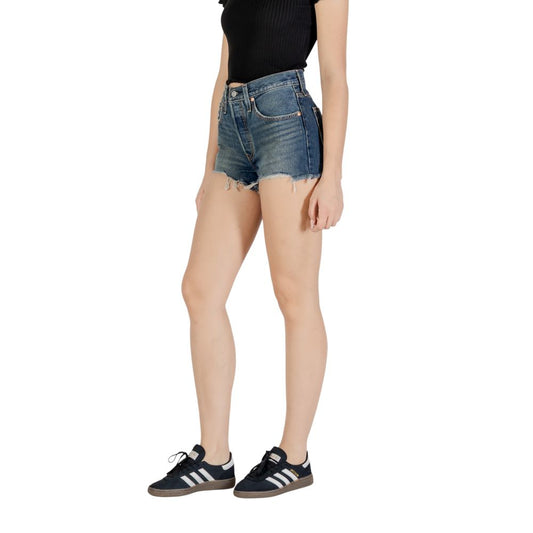 Levi's Blue Cotton Shorts - ClickThatClicks 