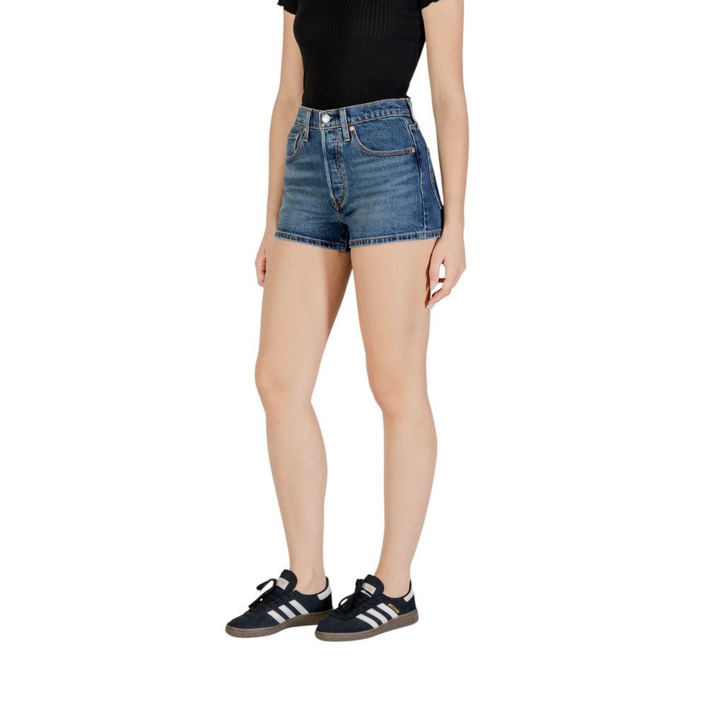 Levi's Blue Cotton Shorts - ClickThatClicks 