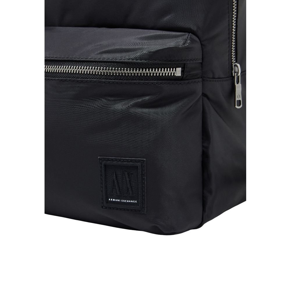 Armani Exchange Black Polyamide Backpack - ClickThatClicks 