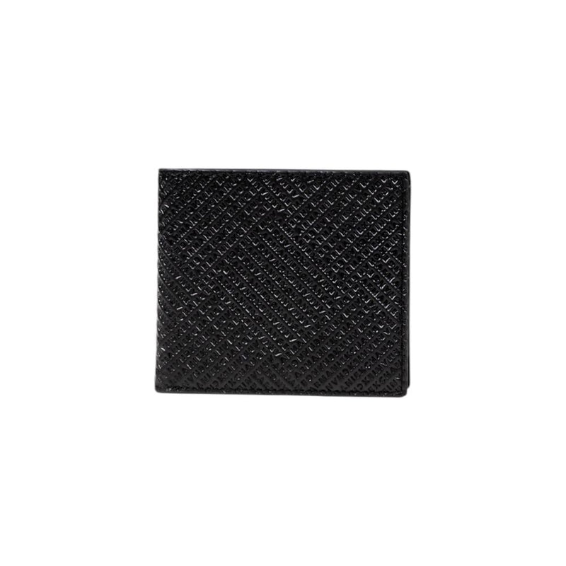 Armani Exchange Black Leather Wallet - ClickThatClicks 
