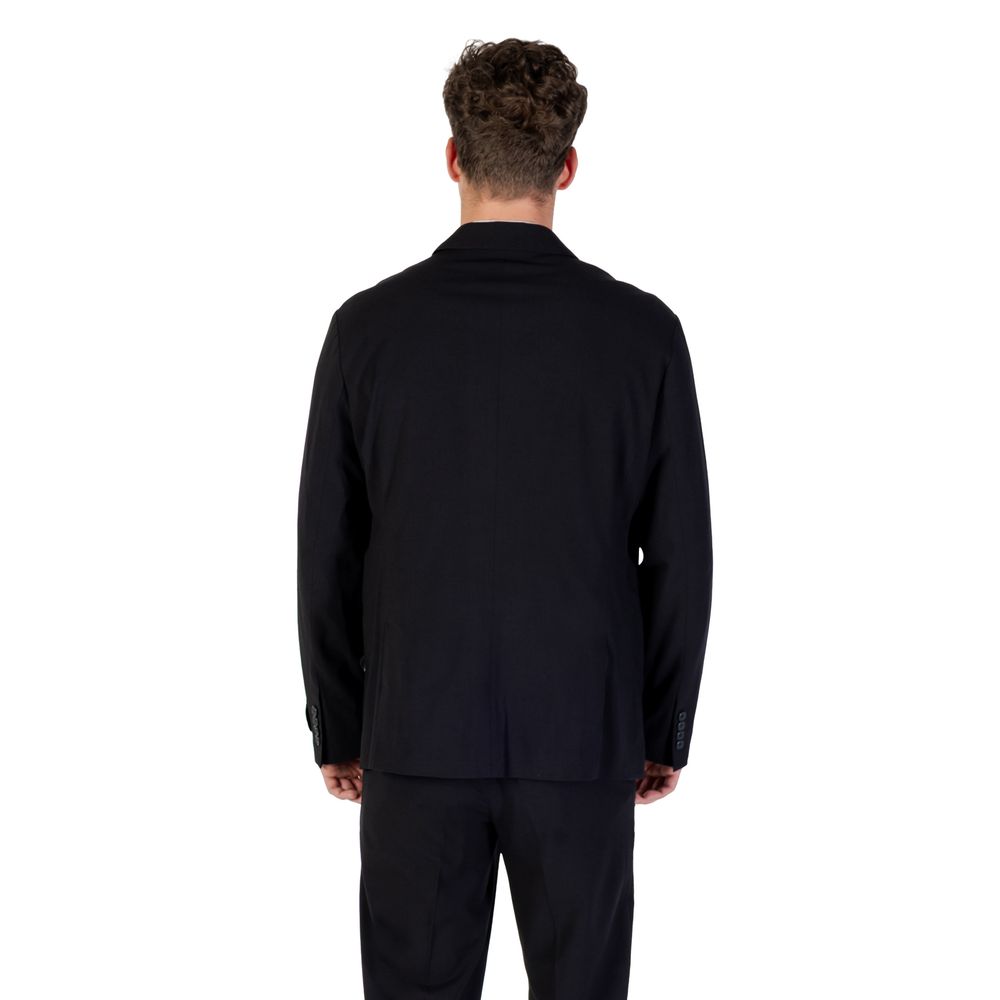 Armani Exchange Black Lyocell Blazer - ClickThatClicks 