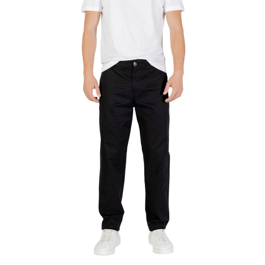 Armani Exchange Black Cotton Skinny Pants - ClickThatClicks 