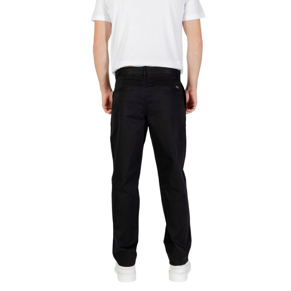Armani Exchange Black Cotton Skinny Pants - ClickThatClicks 