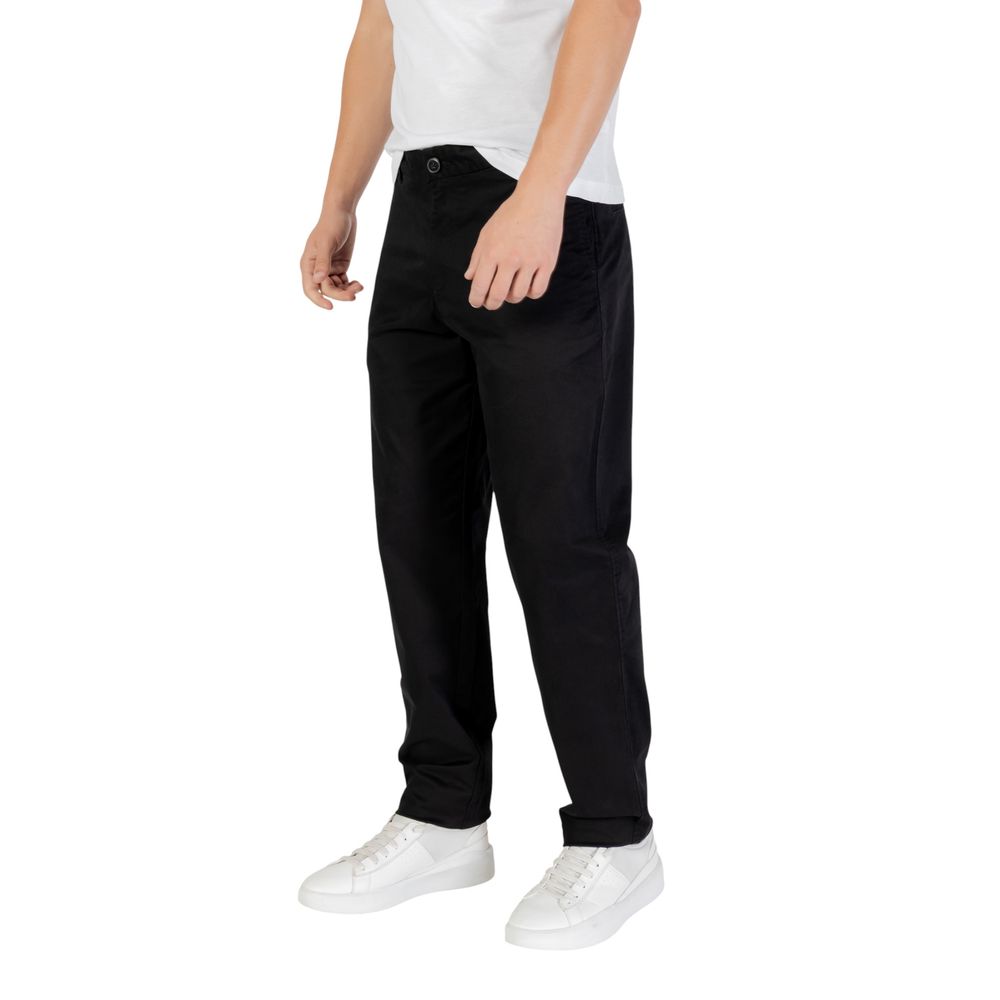 Armani Exchange Black Cotton Skinny Pants - ClickThatClicks 
