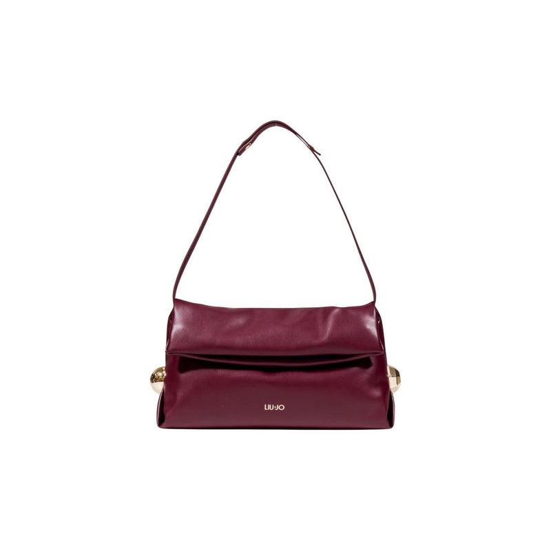 Liu Jo Bordeaux Polyethylene Clutch Bag