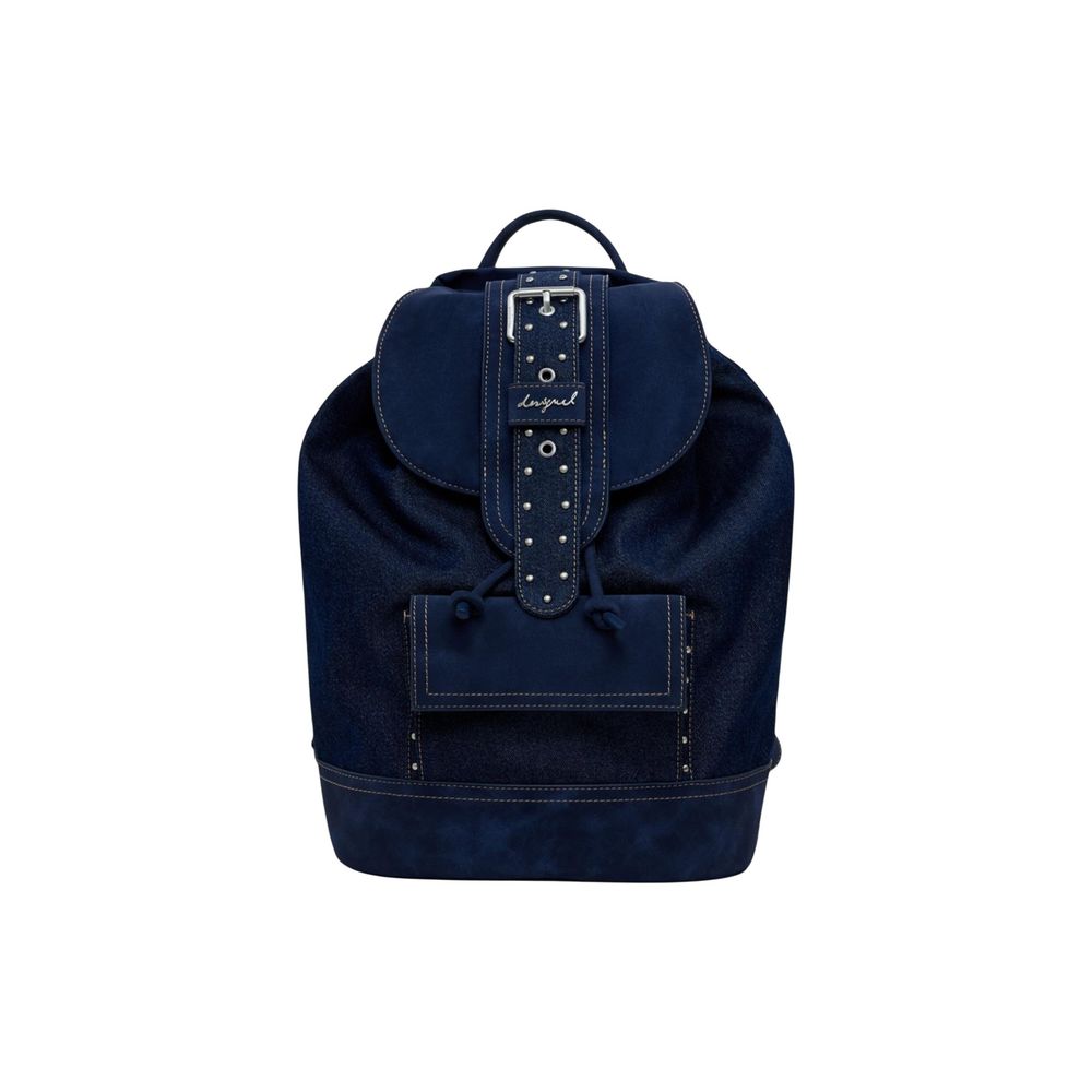 Desigual Blue Polyethylene Backpack - ClickThatClicks 