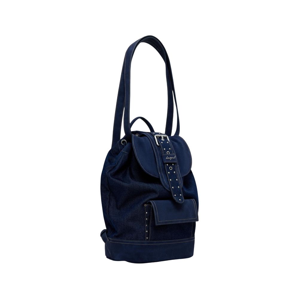 Desigual Blue Polyethylene Backpack - ClickThatClicks 