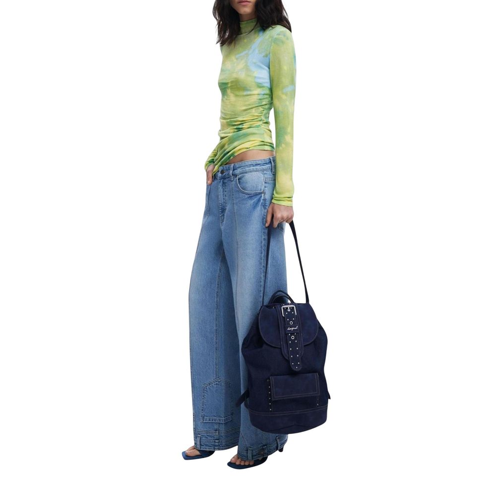Desigual Blue Polyethylene Backpack - ClickThatClicks 