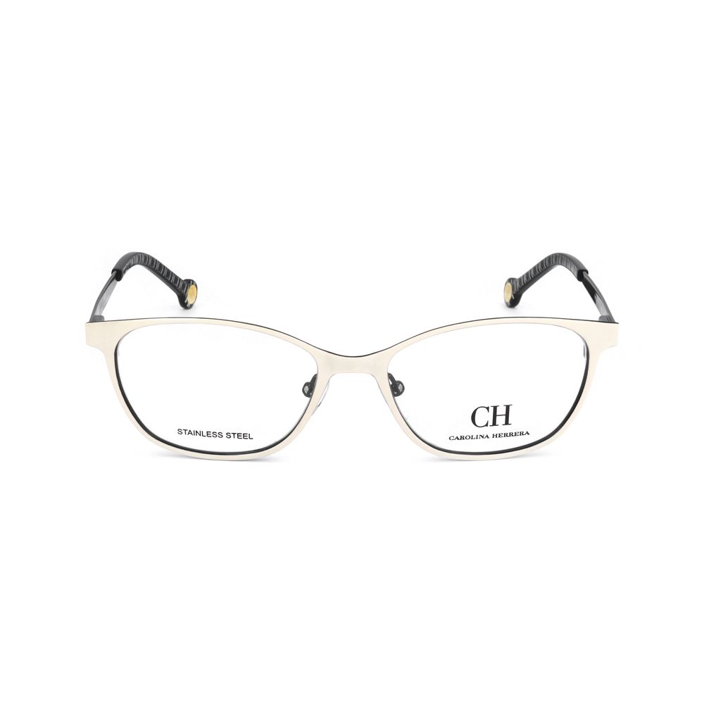 Carolina Herrera Black Stainless Steel Glasses (Frames) - ClickThatClicks 