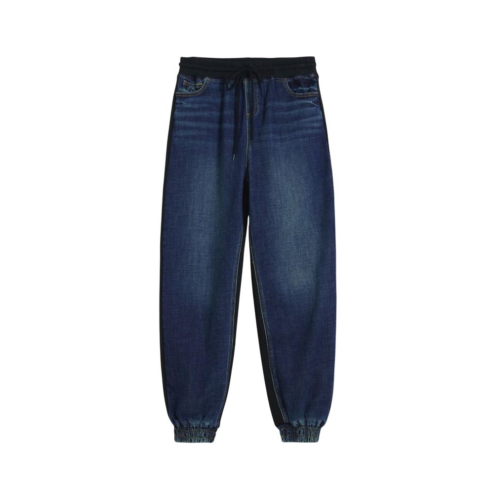 Desigual Blue Cotton Joggers (Workout Pants) - ClickThatClicks 